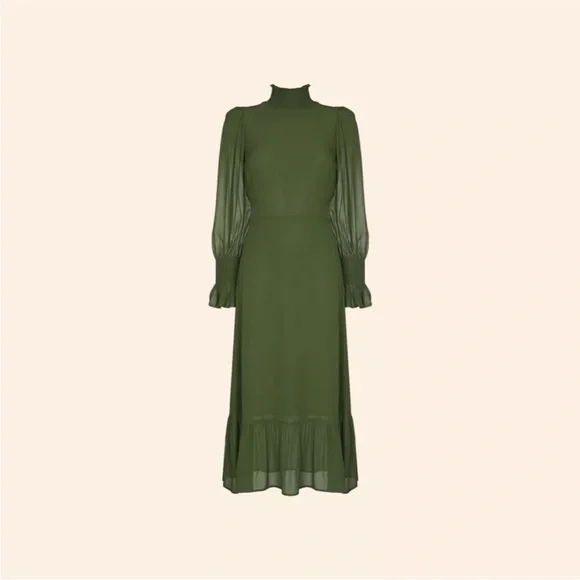 Reformation Galena Dress in Moss XS/0
Size Zero - Picture 3 of 3